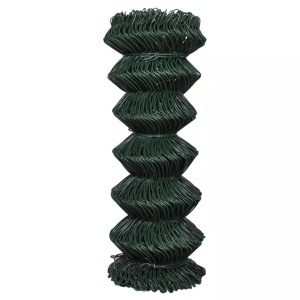 Gard de legătură din plasă, verde, 1 x 15 m, oțel galvanizat - Img 3