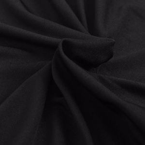 Husă elastică pentru canapea poliester jersey negru - Img 2