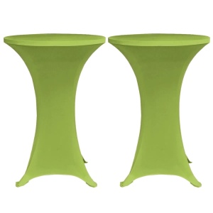Husă elastică pentru masă, 60 cm, verde, 2 buc. - Img 2