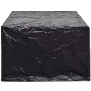 Husă mobilier grădină poliratan 4 persoane, 8 ocheți, 113 x 113 cm - Img 2