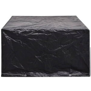 Huse mobilier grădină 2 buc. set poliratan 8 ocheți 172x113 cm - Img 6