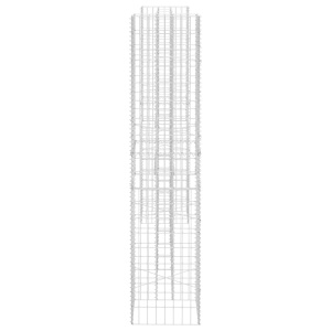 Jardinieră gabion in formă de H, 260 x 40 x 200 cm, sârmă oțel - Img 4