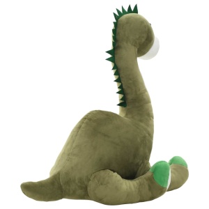 Jucărie dinozaur Brontosaurus, verde, pluș - Img 6
