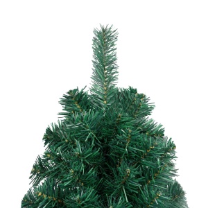 Jumătate pom Crăciun artificial cu suport, verde, 180 cm, PVC - Img 8