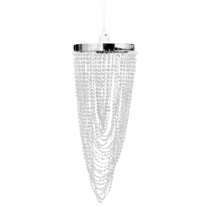 Lampă de tavan cu cristale 22 x 58 cm - Img 2