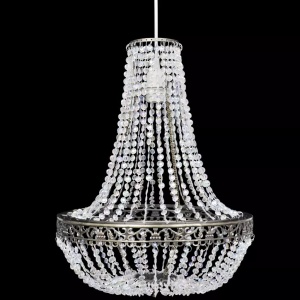 Lampă de tavan cu cristale 36,5 x 46 cm