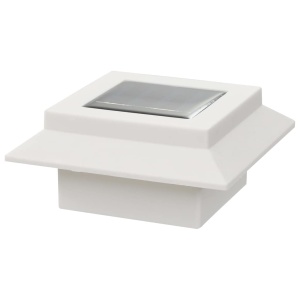 Lămpi solare de exterior cu LED, 6 buc, alb, 12 cm, pătrat - Img 12
