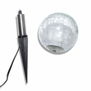 Lămpi solare grădină cu LED, 3 buc., țăruși &amp; panouri solare - Img 5