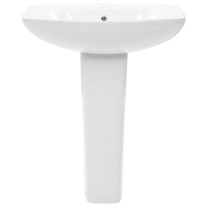 Lavoar cu piedestal, alb, 650 x 520 x 200 mm, ceramică - Img 3