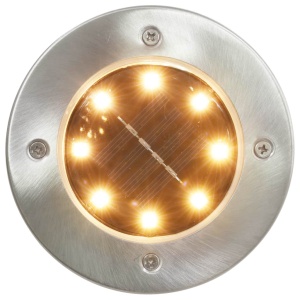 Lumini solare pentru sol, 8 buc., LED, alb cald - Img 2