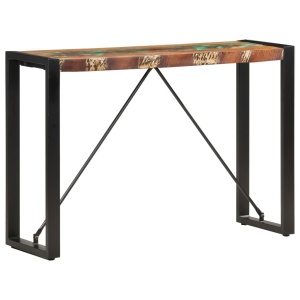 Masă consolă, 110 x 35 x 76 cm, lemn masiv reciclat