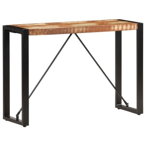 Masă consolă, 110 x 35 x 76 cm, lemn masiv reciclat - Img 9