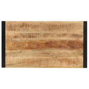 Masă de bar, 110 x 60 x 110 cm, lemn masiv de mango - Img 3