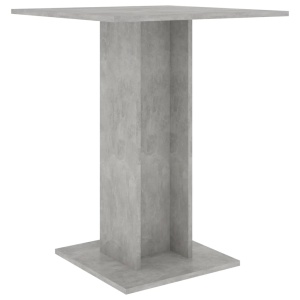 Masă de bistro, gri beton, 60 x 60 x 75 cm, PAL - Img 2