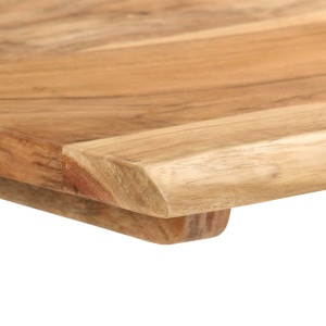 Masă de bucătărie, 140 x 70 x 76 cm, lemn masiv de acacia - Img 8