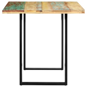 Masă de bucătărie, 140 x 70 x 76 cm, lemn masiv reciclat - Img 4