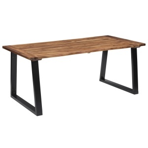 Masă de bucătărie, 180 x 90 cm, lemn masiv de acacia