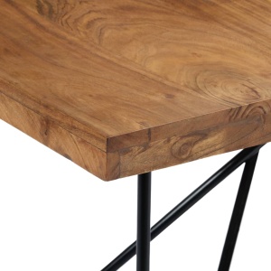 Masă de bucătărie, 180 x 90 x 76 cm, lemn masiv de acacia - Img 4