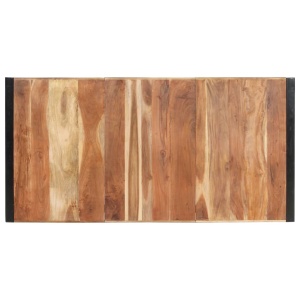 Masă de bucătărie 200x100x75 cm lemn masiv cu finisaj sheesham - Img 4