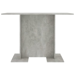 Masă de bucătărie, gri beton, 110 x 60 x 75 cm, PAL - Img 4