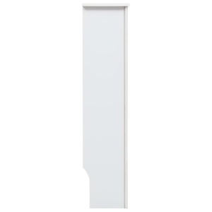 Măști de calorifer, 2 buc., alb, 112 x 19 x 81,5 cm, MDF - Img 8