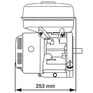 Motor pe benzină 4,8 kW Negru - Img 7