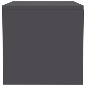Noptiere, 2 buc., gri, 40 x 30 x 30 cm, PAL - Img 5