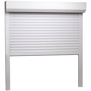 Oblon rulant, alb, 100 x 100 cm, aluminiu - Img 3
