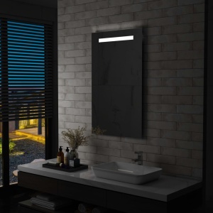 Oglindă cu LED de perete de baie, 60 x 100 cm