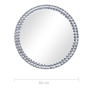 Oglindă de perete, 60 cm, sticlă securizată - Img 5