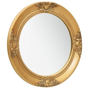 Oglindă de perete in stil baroc, auriu, 50 cm - Img 2