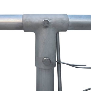 Padoc pentru câini de exterior, 2 x 2 x 1 m, oțel galvanizat - Img 3
