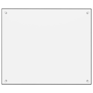 Panou antistropi bucătărie, alb, 70x60 cm, sticlă securizată - Img 3
