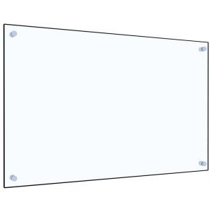 Panou antistropi bucătărie transparent 80x50 cm sticlă securiz. - Img 2