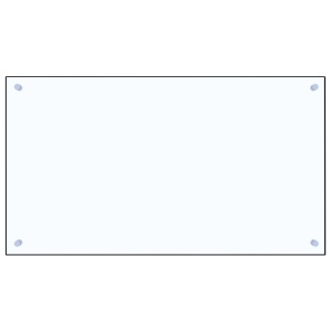 Panou antistropi bucătărie transparent 90x50 cm sticlă securiz. - Img 3