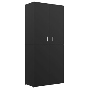 Pantofar, negru, 80 x 39 x 178 cm, PAL - Img 2
