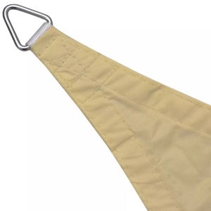 Parasolar din material textil oxford, pătrat, 2 x 2 m, bej - Img 3