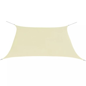 Parasolar din țesătură oxford, pătrat, 3,6 x 3,6 m, crem