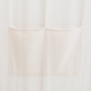 Paravan cameră, 5 panouri, crem, 200x170x4 cm, material textil - Img 2