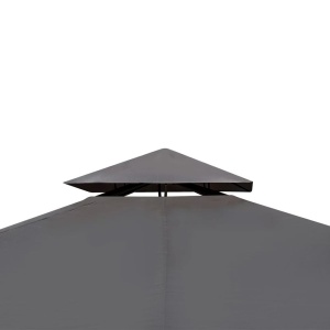 Pavilion cu acoperiș, gri inchis, 3 x 4 m - Img 3