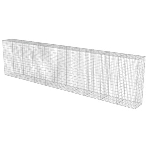 Perete gabion cu capace, 600 x 50 x 150 cm, oțel galvanizat - Img 2