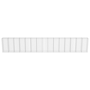 Perete gabion cu capace, 900 x 50 x 150 cm, oțel galvanizat - Img 4