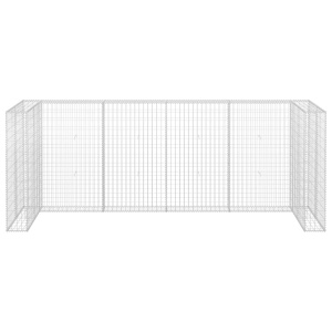 Perete gabion pentru pubele, 320x100x120 cm, oțel galvanizat - Img 4