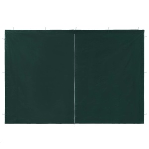Perete lateral cort petrecere, 2 buc., verde, PE, cu fermoar - Img 2