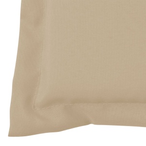 Pernă de bancă de grădină, bej, 120 x 50 x 3 cm - Img 6
