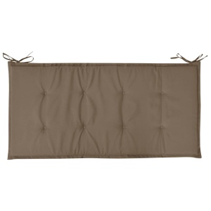Pernă de bancă de grădină, gri taupe, 100 x 50 x 3 cm - Img 4