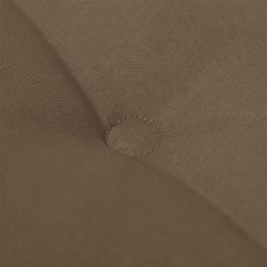 Pernă pentru bancă de grădină, gri taupe, 180 x 50 x 3 cm - Img 3