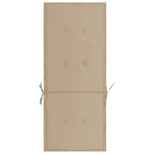 Perne scaun de grădină, 4 buc., bej, 120 x 50 x 3 cm - Img 8