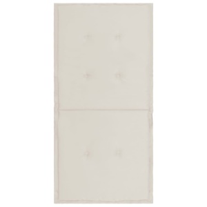 Perne scaun de grădină, 4 buc., crem, 100 x 50 x 3 cm - Img 7