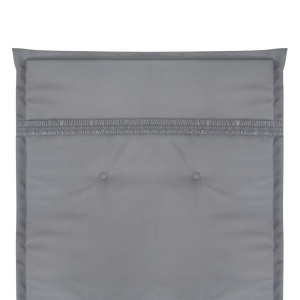 Perne scaun de grădină, 4 buc, gri, 120 x 50 x 3 cm - Img 7